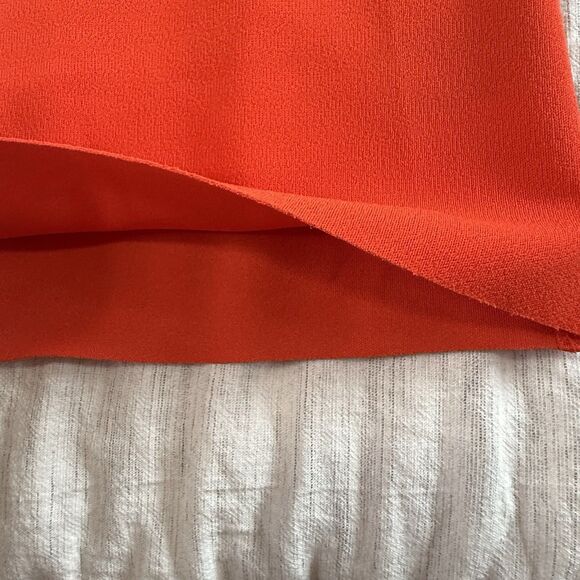 NEW Worthington Woman's Knit Blouse Orange Cold Shoulder 3/4 Sleeve Size Medium - Picture 11 of 16